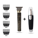Kit Cuidados Masculinos - Máquina de Cortar Cabelo (Dragão) + Aparador de Pelos Nariz