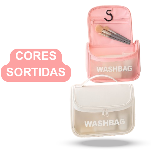 Rosa ou Branca - Necessaire Bolsa para Viagem e Acessórios - BM-B556