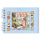 Livro Colorir Infantil URSO BOB (Azul) 50 Folhas Capa Dura