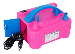 Bomba Inflador Elétrico Máquina Encher Bexiga 2 Bicos 220V