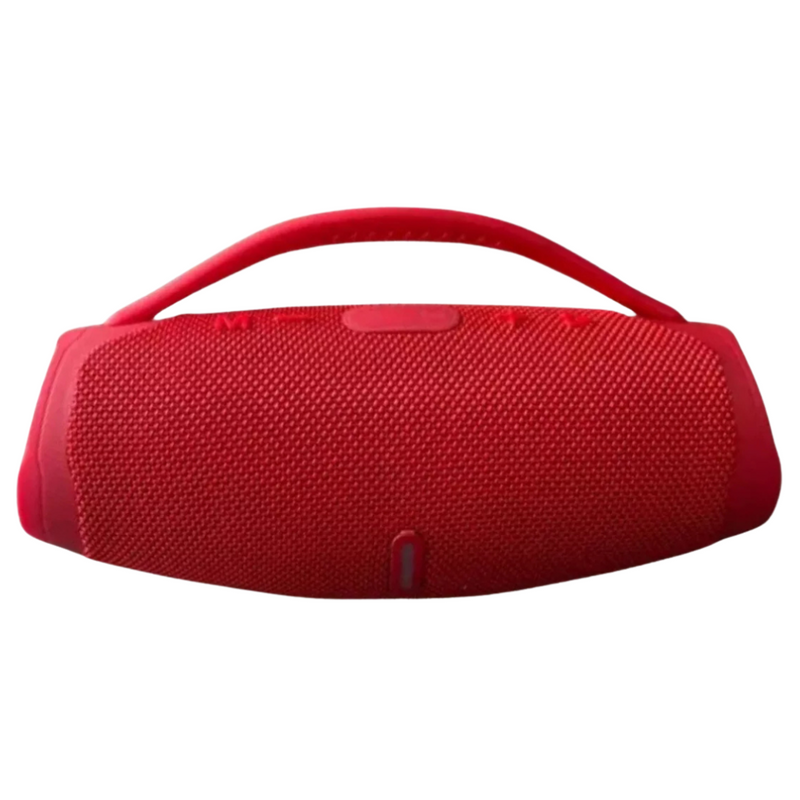 VERMELHA - Caixa De Som Boombox Bluetooth Bivolt