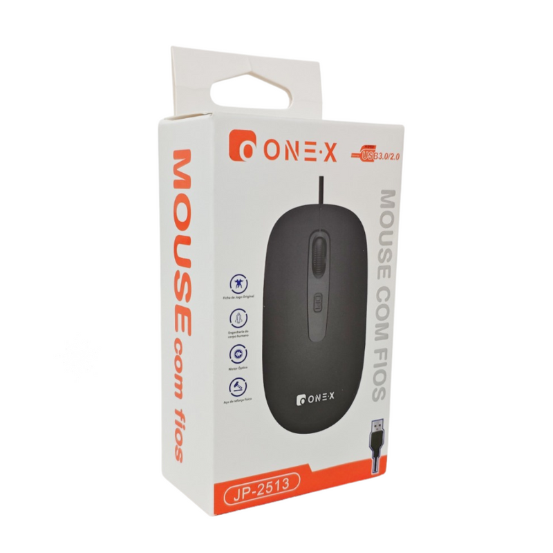 Mouse com Fio Onex JP-2513