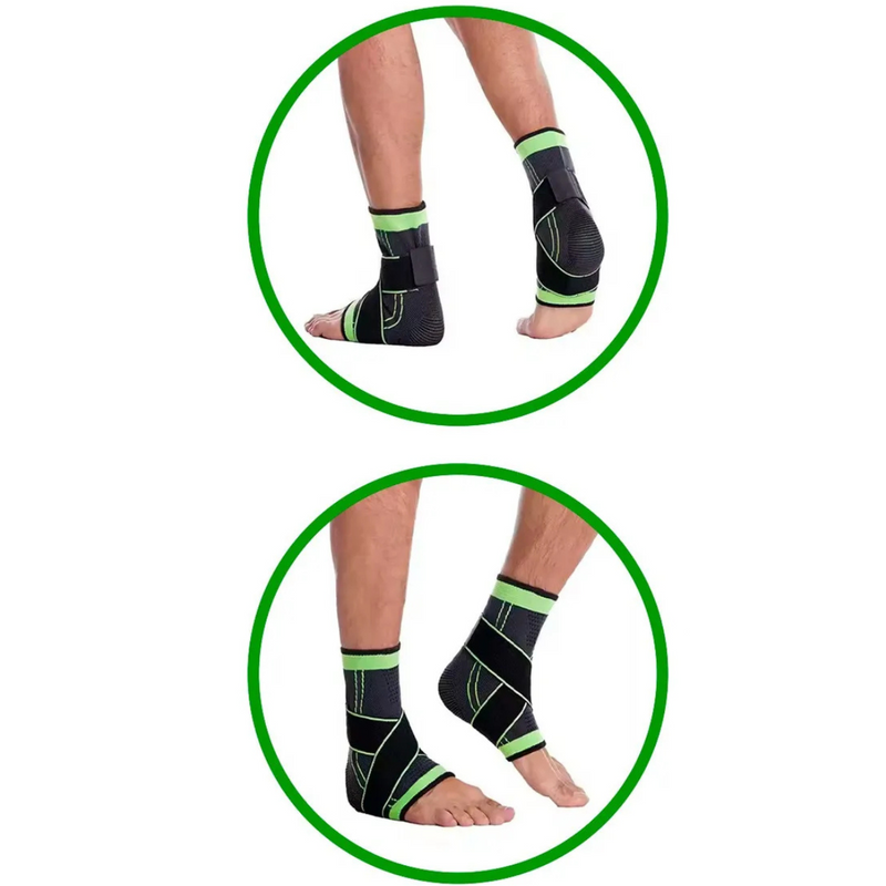 PAR de Tornozeleiras de Compressão Ortopédica - BM-F1048