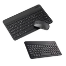 PRETO - Conjunto de Teclado + Mouse Sem Fio Bluetooth Para Notebook e Tablet