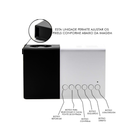 PRETO/BRANCO - Mini Projetor Portátil Led 1080p com saida HDMI - 600 Lumens