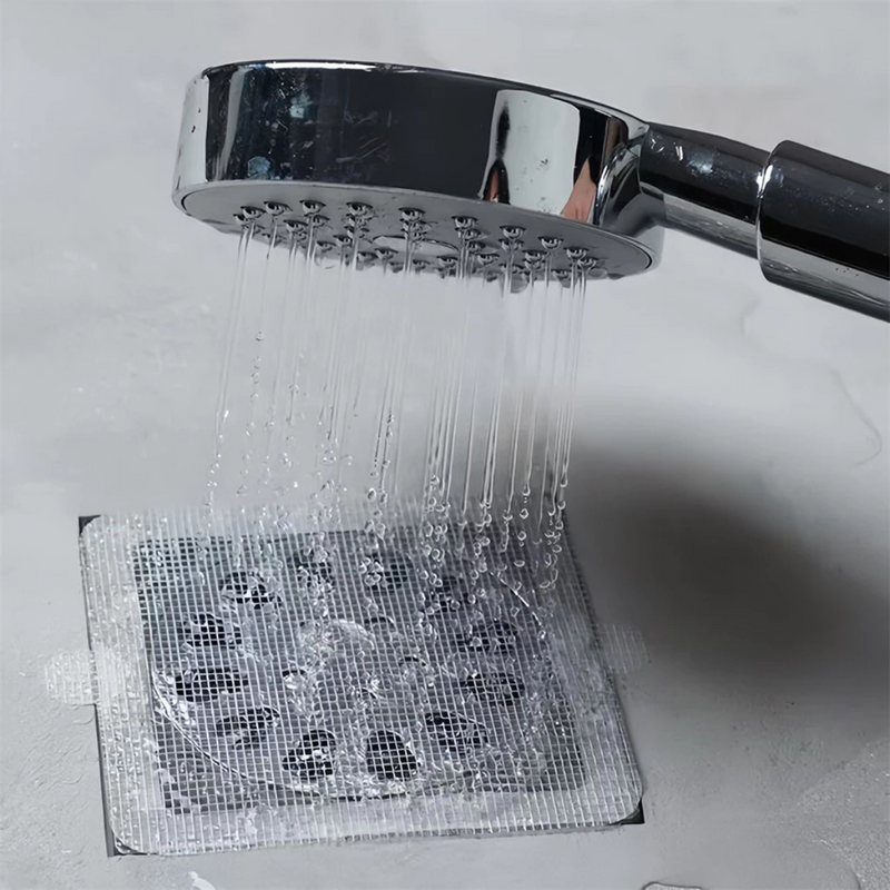 1 Pacote de 10 Telas - Protetoras para Ralos com Adesivo Descartável