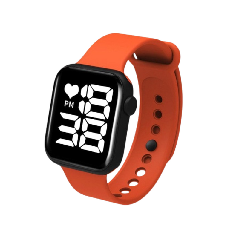 LARANJA – Relógio Digital SKMEI Resiste Água