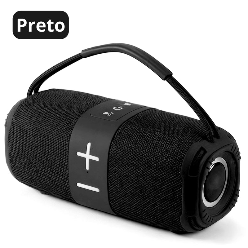 Caixa de Som Bluetooth com Alça IPX6 10W Bivolt - SOM-0326 - (Cores Sortidas)