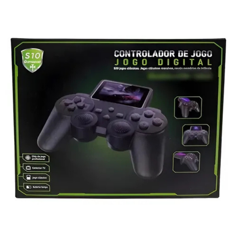 Console Portátil Game Stick S10 – 520 Jogos Clássicos, Diversão Ininterrupta