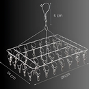 Varal de 40 Prendedores em Inox Prático e Retrátil