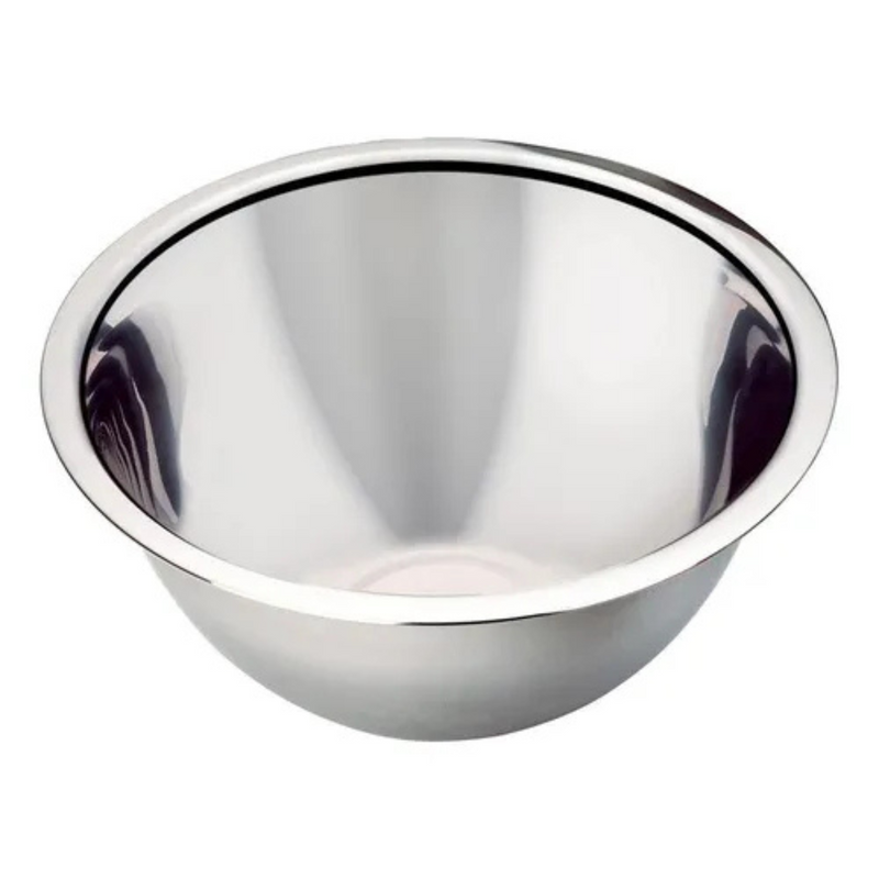 AMARELA - Bowl Saladeira Aço Inox C/tampa Silicone (PEQUENA)