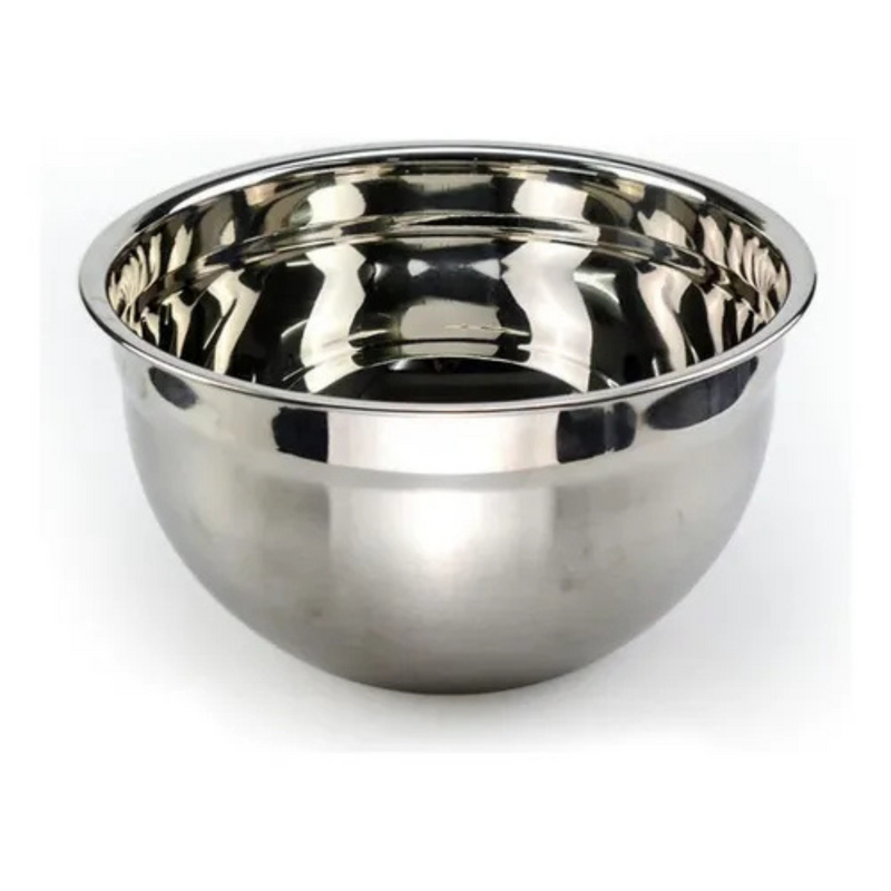 AMARELA - Bowl Saladeira Aço Inox C/tampa Silicone (PEQUENA)