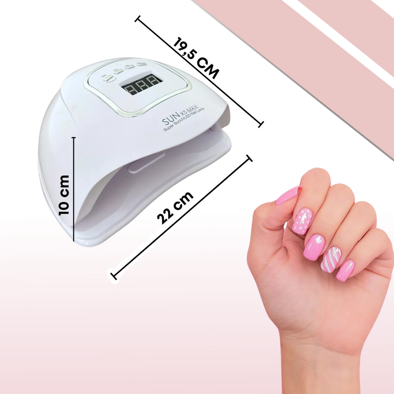 (Completo) Cabine Com Base Led para Unhas de Gel Bivolt – Secagem Rápida para Manicure e Pedicure