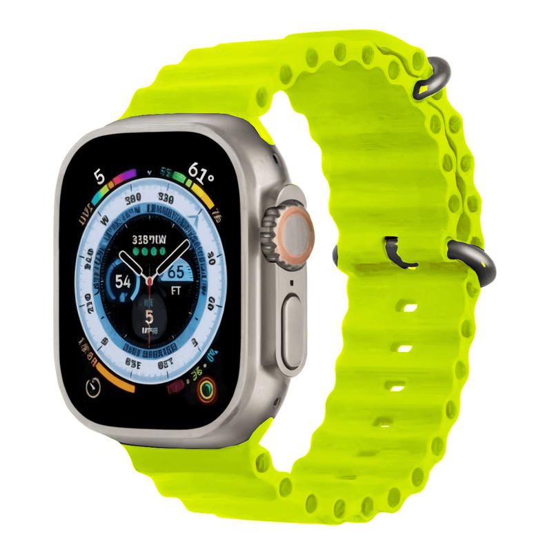 Relógio Smartwatch Inteligente com Acessórios S8 Ultra+ 49mm Amarelo