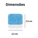 Conjunto de 10 Pastilhas Antibacterianas para Higienização de Máquina de Lavar Roupas