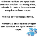 Conjunto de 10 Pastilhas Antibacterianas para Higienização de Máquina de Lavar Roupas