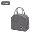Bolsa Térmica Lancheira para Marmita com Bolso Lateral BM-F1181 - (Cores Sortidas)