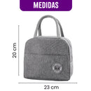 Bolsa Térmica Lancheira para Marmita com Bolso Lateral BM-F1181 - (Cores Sortidas)
