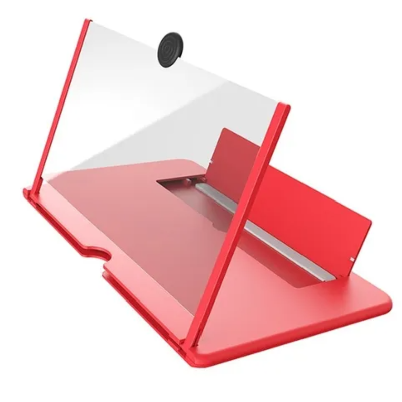 BRANCO - Lupa Ampliadora Par a Tela De Celular de 12 Polegadas