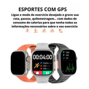 LARANJA - X8 ULTRA RELÓGIO Smartwatch Sport