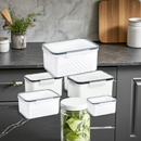 (3 POTES COM TAMPA) Conjunto Hermético para Alimentos BM-F1040