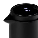 (COM Termômetro Digital) Jarro Garrafa Térmica 1L - Preto