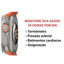 LARANJA - X8 ULTRA RELÓGIO Smartwatch Sport