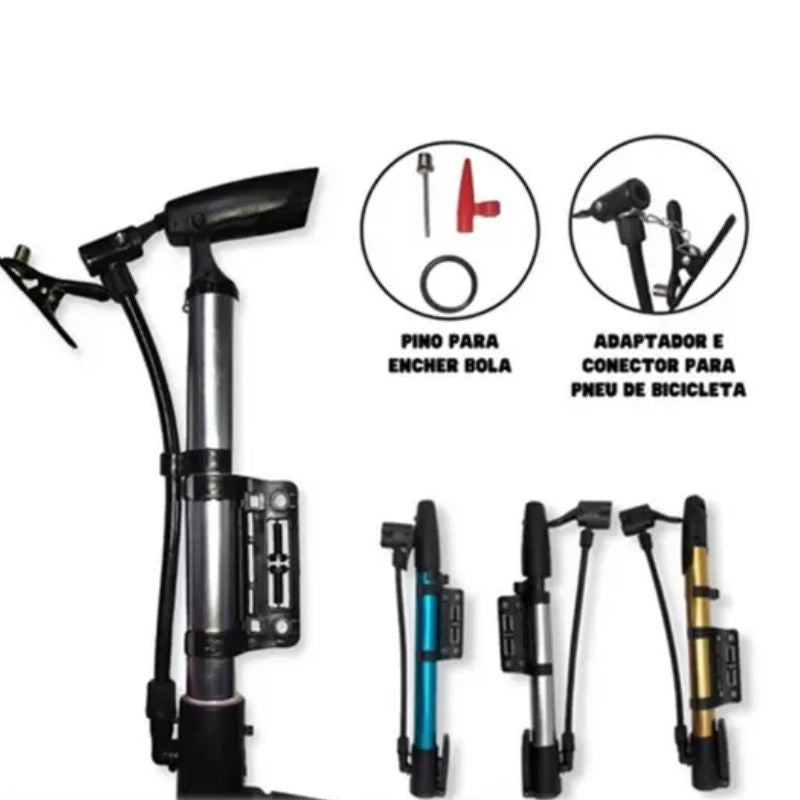 Bomba de Encher Pneu Portatil Manual