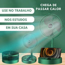Mini Ventilador Dobrável Com Apoio de Celular Bivolt