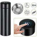 Personalizado - Garrafa Térmica com LED e Termômetro (500ml) - Branco