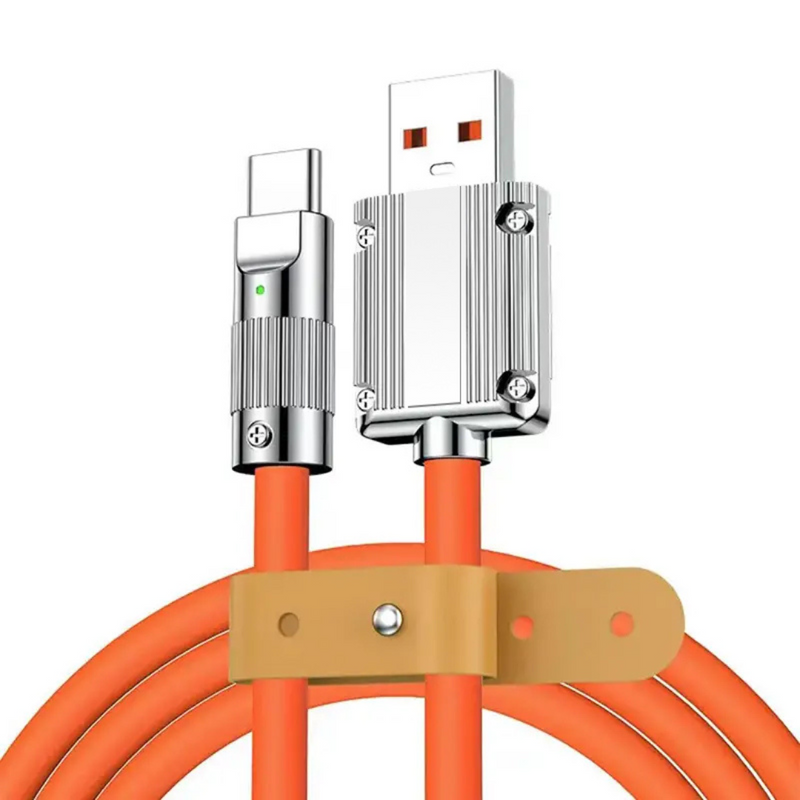 CABO CARREGADOR PREMIUM TIPO C Turbo Premium Tipo - C - LARANJA