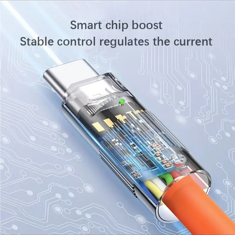 CABO CARREGADOR PREMIUM TIPO C Turbo Premium Tipo - C - LARANJA