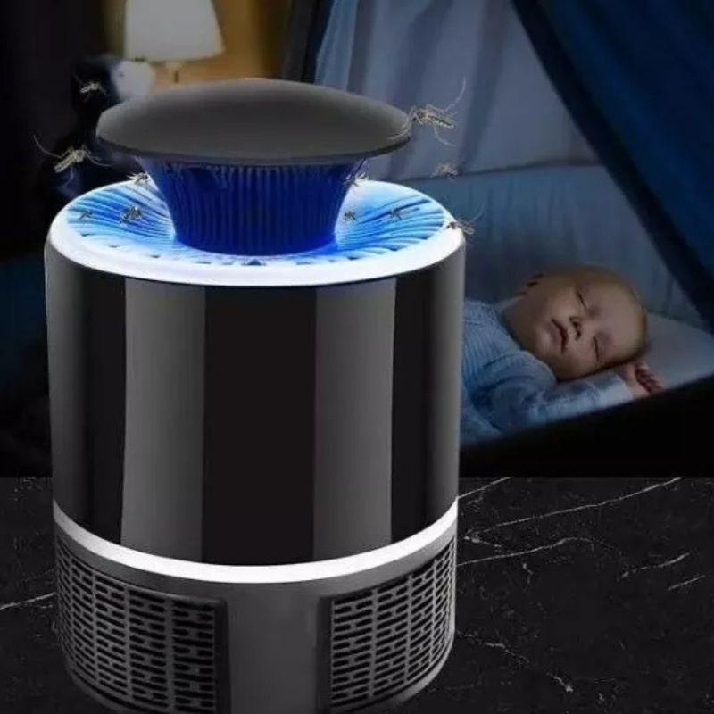 PRETO/BRANCO - Repelente Elétrico Mata Mosquito Pernilongo Bivolt