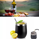 Personalizado - COPO CUIA Térmico Inox com Tampa Antivazamento (360 ml) - Preto