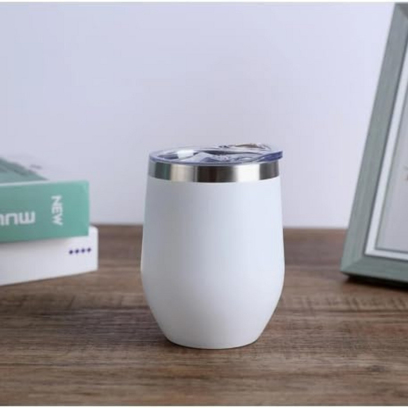 Personalizado - COPO CUIA Térmico Inox com Tampa Antivazamento (360 ml) - Branco