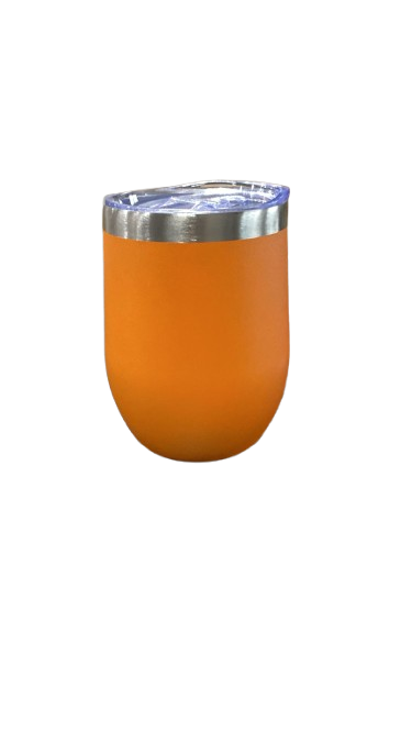 PERSONALIZADO - COPO CUIA Térmico Inox com Tampa Antivazamento (360 ml) - Laranja