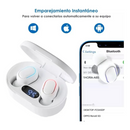 Branco - Fone de Ouvido Sem Fio AUT114B – Bluetooth 5.3, Intra‑auricular com Microfone